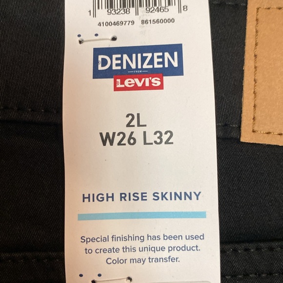 Levi's Essential Stretch Black Jeans - Picture 6 of 6